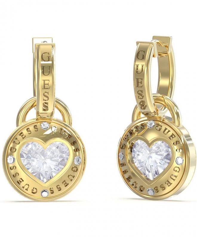 Guess Rolling Hearts earrings JUBE03351JWYGT-U