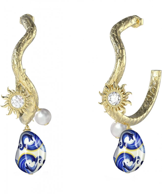 Guess Soleluna earrings JUBE05084JWYGWBT/U