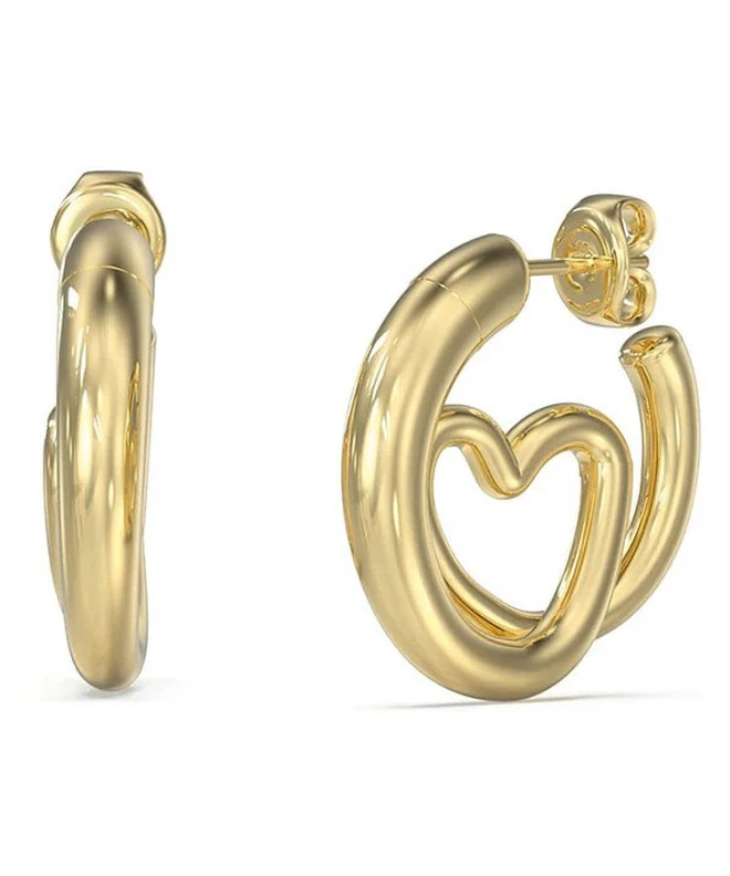 Guess Iconique Gold earrings JUBE05529JWYGT-U