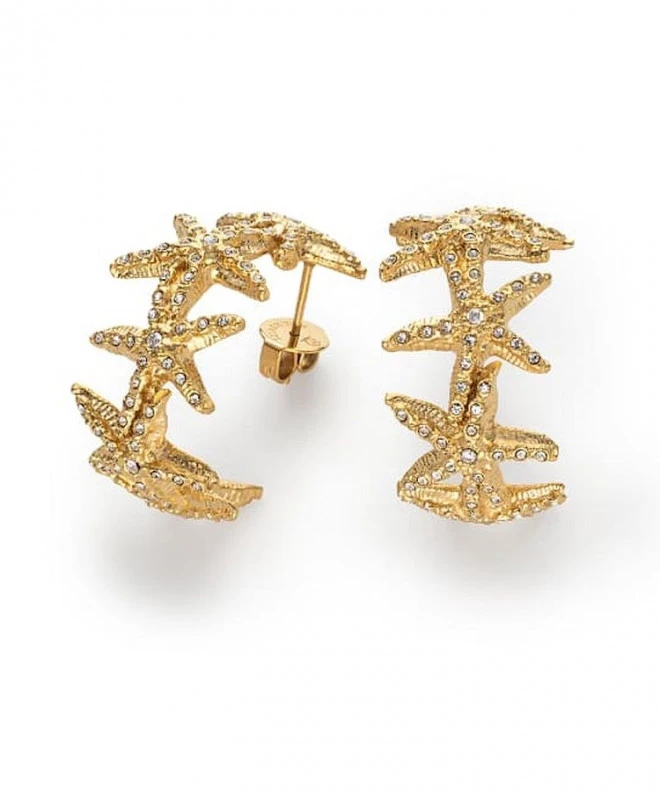 Paul Hewitt Sea Star Creole Earings Gold earrings PH-JE-1090
