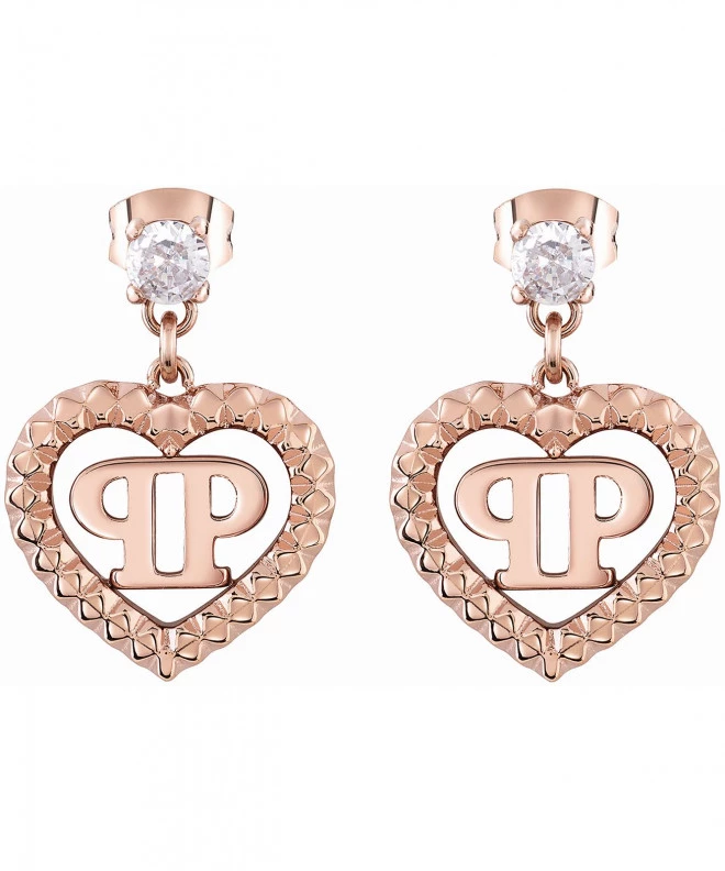 PHILIPP PLEIN Plein Rocked Heart earrings PJZEA11EU