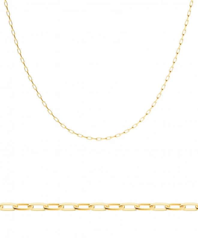 Bonore Length 50 cm, Width 1 mm - Gold 585, Type Anchor chain 138850