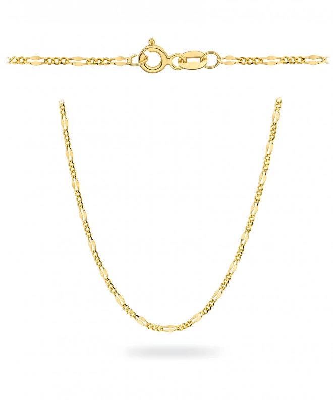 Bonore Length 55 cm, Width 1 mm - Gold 585, Type Figaro,Gucci chain 147655