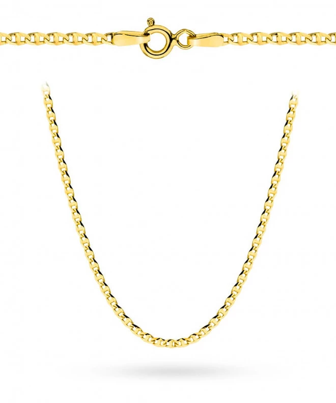 Bonore Length 55 cm, Width 3.9 mm - Gold 585 - Type Curb chain 174406