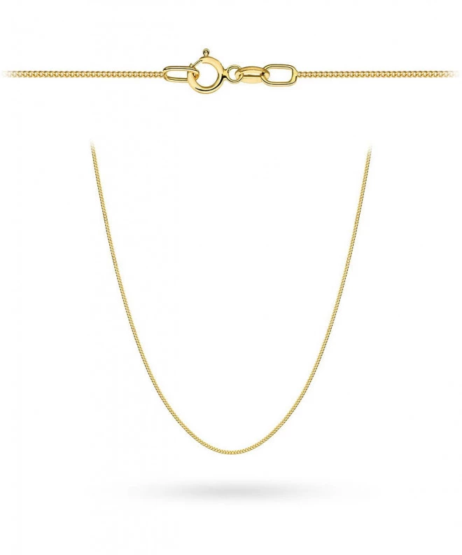 Bonore Length 45 cm, Width 1 mm - Gold 585 - Type Curb chain 181192