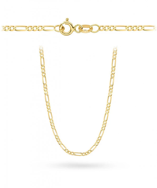 Bonore Length 50 cm, Width 3 mm - Gold 585 - Type Figaro chain 188259