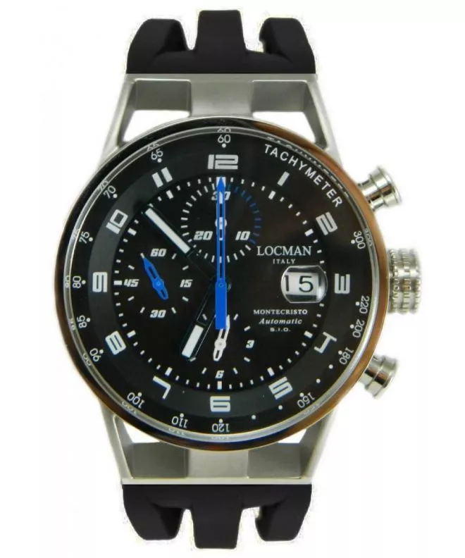 Locman Montecristo Automatic Chronograph Men's Watch 0516A01S-00BKBLSK