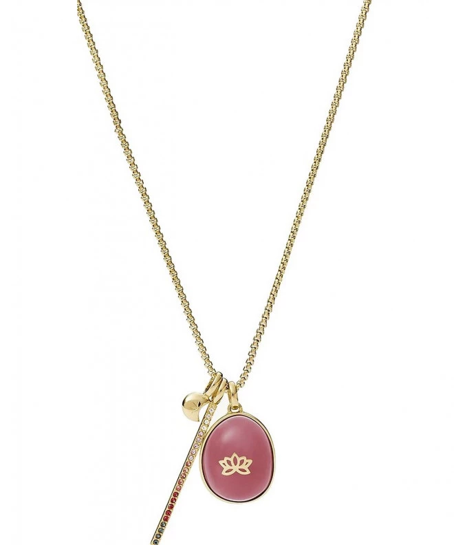 Amazon.com: Fossil Women's Sadie Tokens Of Affection Two-Tone Stainless  Steel Chain Necklace, Color: Gold (Model: JF04357998): Clothing, Shoes &  Jewelry