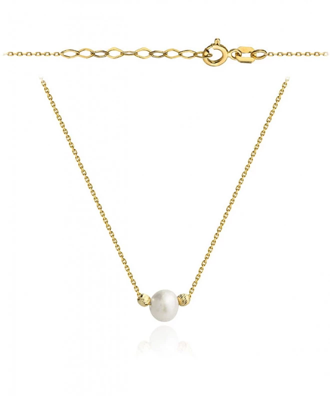 Bonore - Gold 585 - Nacre necklace 138154