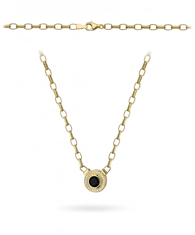 Bonore - Gold 585 - Cubic Zirconia necklace 143524