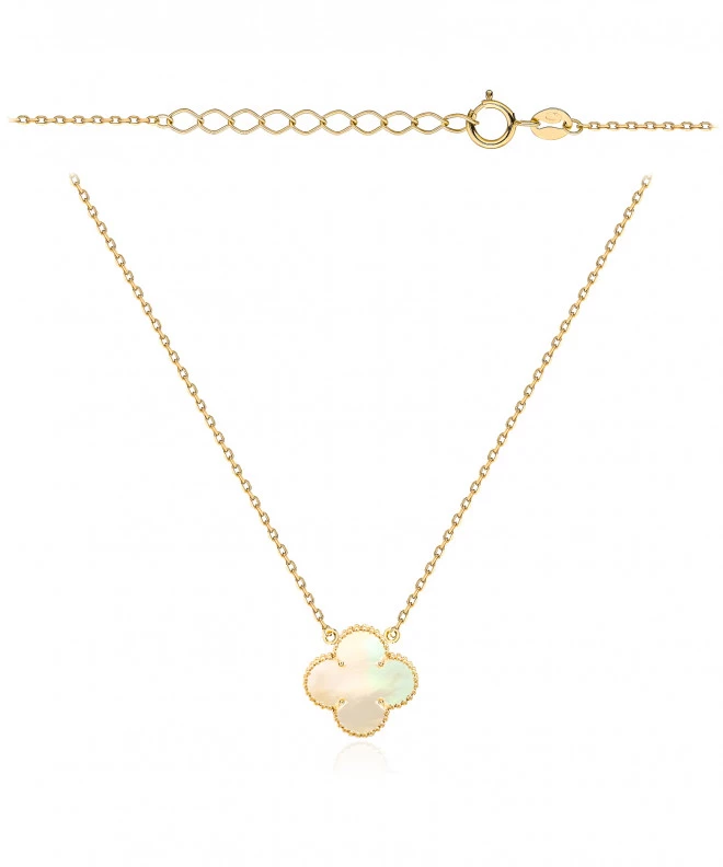 Bonore - Gold 585 - Nacre necklace 141130