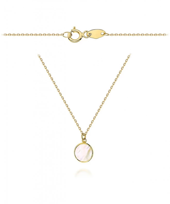 Bonore - Gold 585 - Nacre necklace 188392