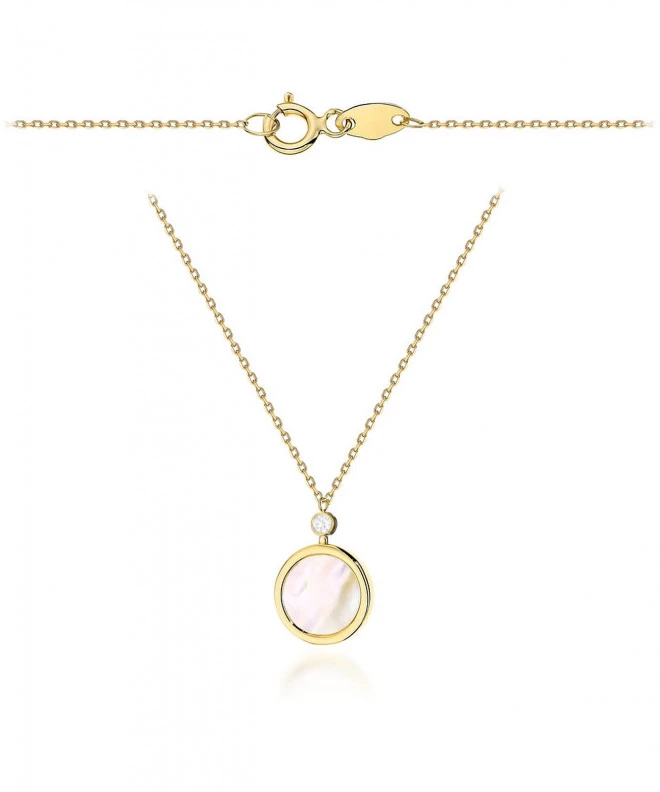 Bonore - Gold 585 - Cubic Zirconia necklace 188393