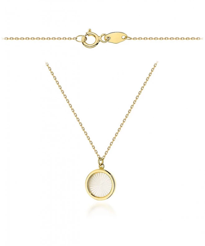 Bonore - Gold 585 - Nacre necklace 188341