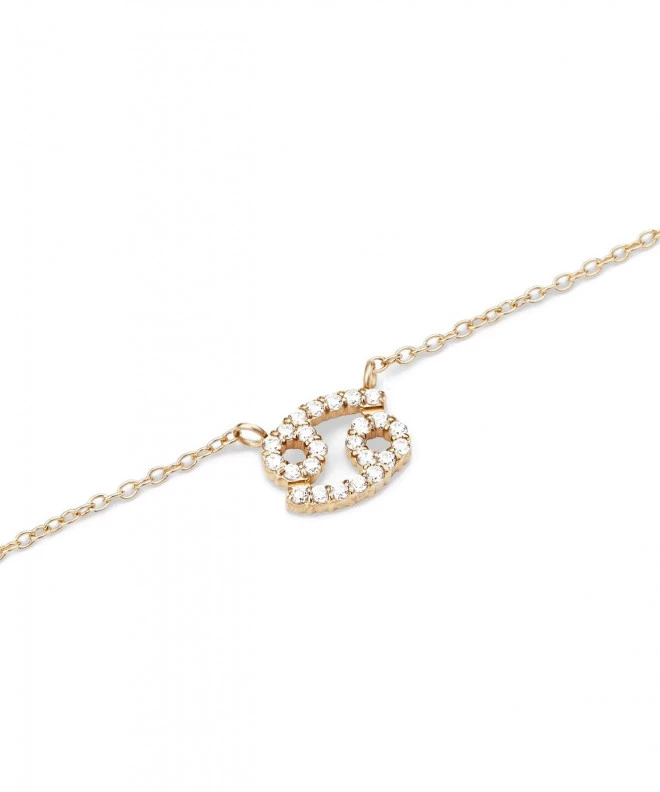 Daniel Wellington Crystal Zodiac Chain Gold Cancer necklace DW00400922