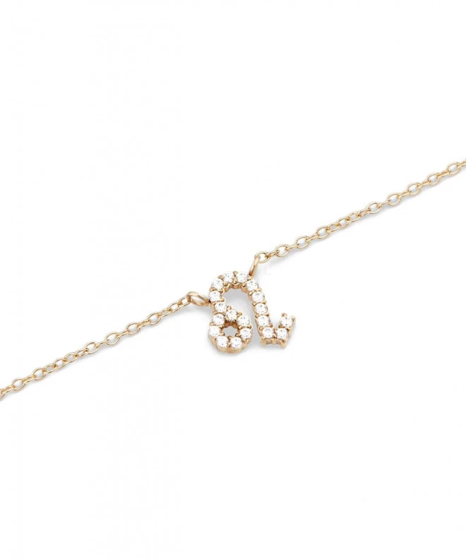 Daniel Wellington Crystal Zodiac Chain Gold Leo necklace DW00400923