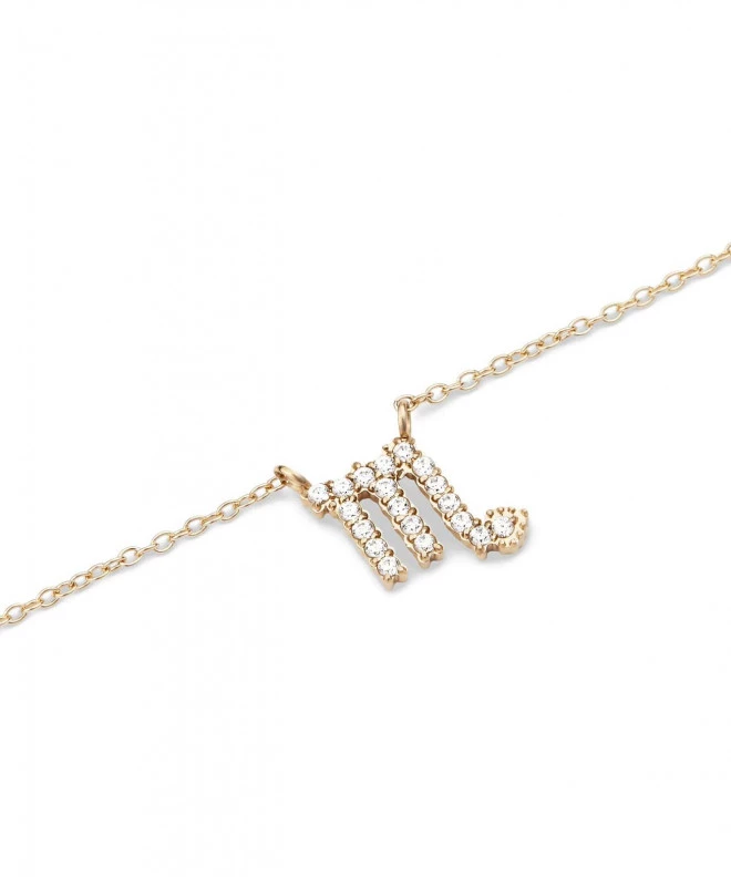 Daniel Wellington Crystal Zodiac Chain Gold Scorpio necklace DW00400926