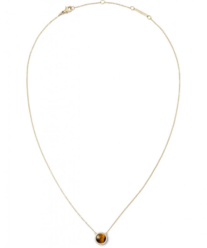Daniel Wellington Audrey Tiger Eye Gold necklace DW00401445