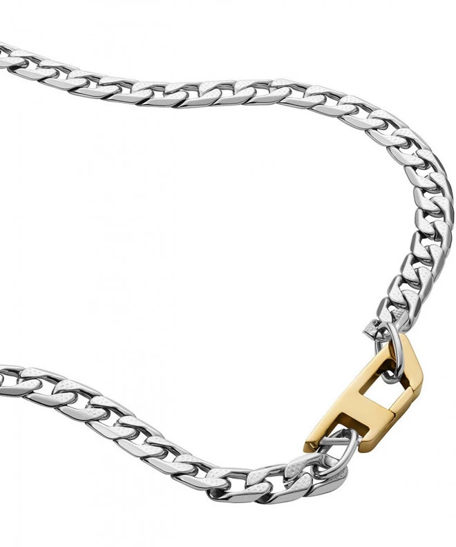 Diesel Chain D Logo necklace DX1343040