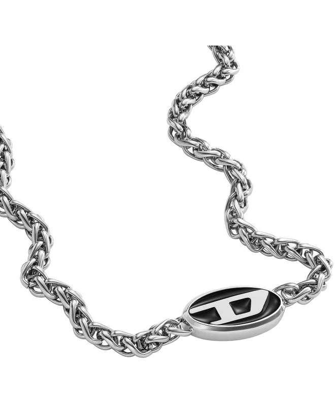 Diesel Steel Font necklace DX1470040