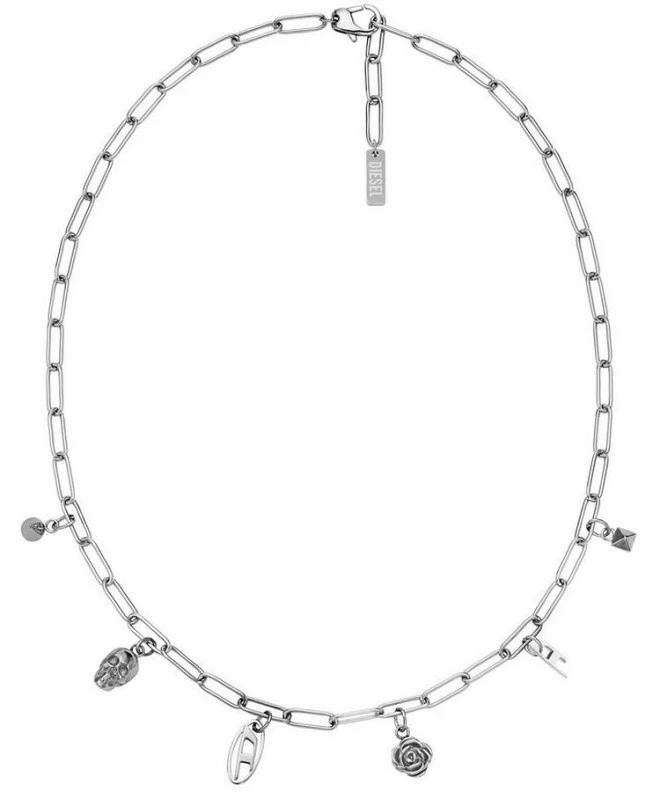 Diesel Oval D Logo necklace DX1605040