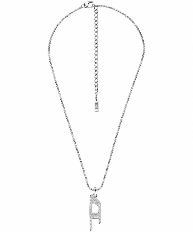 Diesel D Logo necklace DX1624040