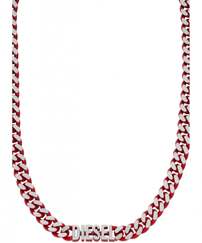 Diesel Steel Font Necklace DX1416040