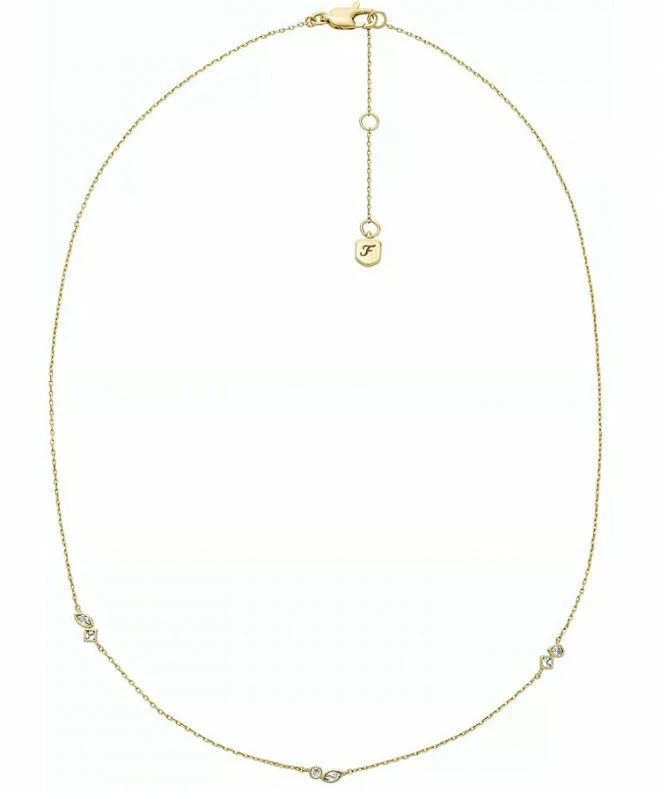 Fossil Ellis Toi Et Moi Gold-Tone necklace JA7287710