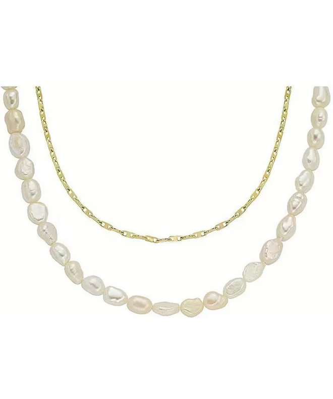 Fossil Pearl D-Link necklace JF04728710