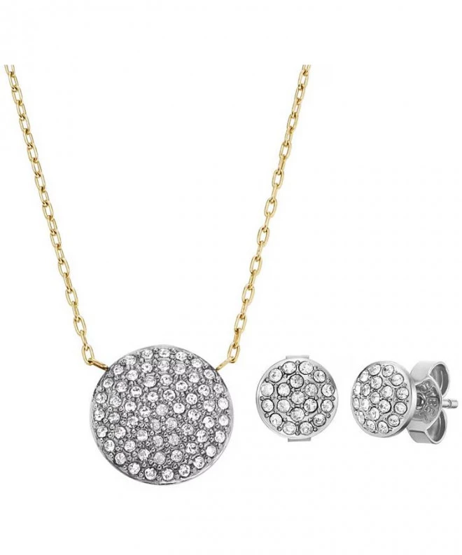 Fossil Glitz Disc SET necklace JF04815SET