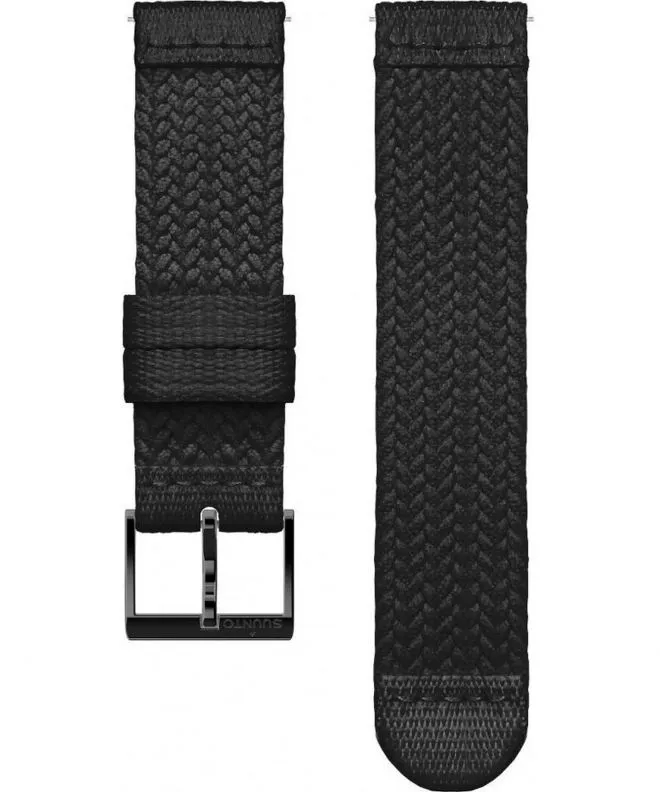 Suunto Athletic 5 Braided Textile Strap Black Black Size S Strap SS050374000
