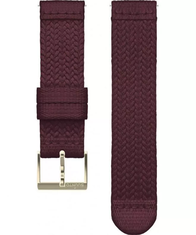 Suunto Athletic 5 Braided Textile Strap Burgundy Gold Size S Strap SS050376000