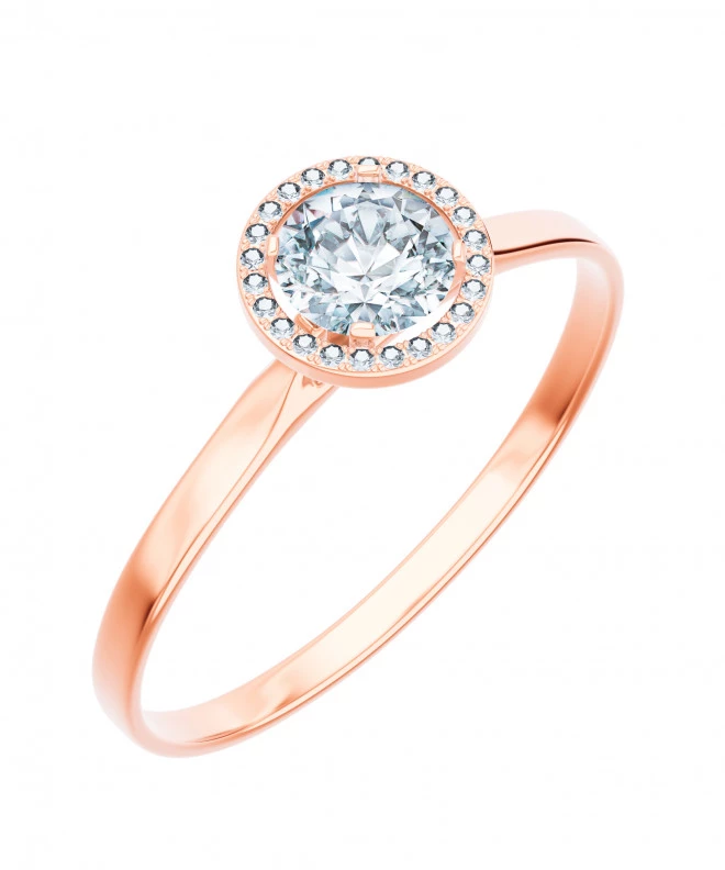 Bonore - Rose Gold 585 - Diamond 0,7 ct ring 102709