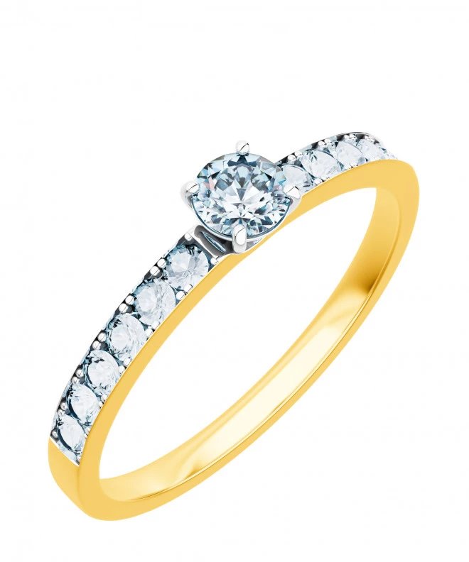 Bonore - Gold 585 - Diamond 0,4 ct ring 91338