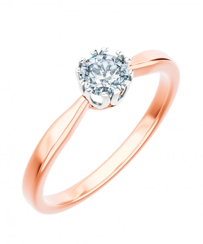 Bonore - Rose Gold 585 - Diamond 0,7 ct ring 103747