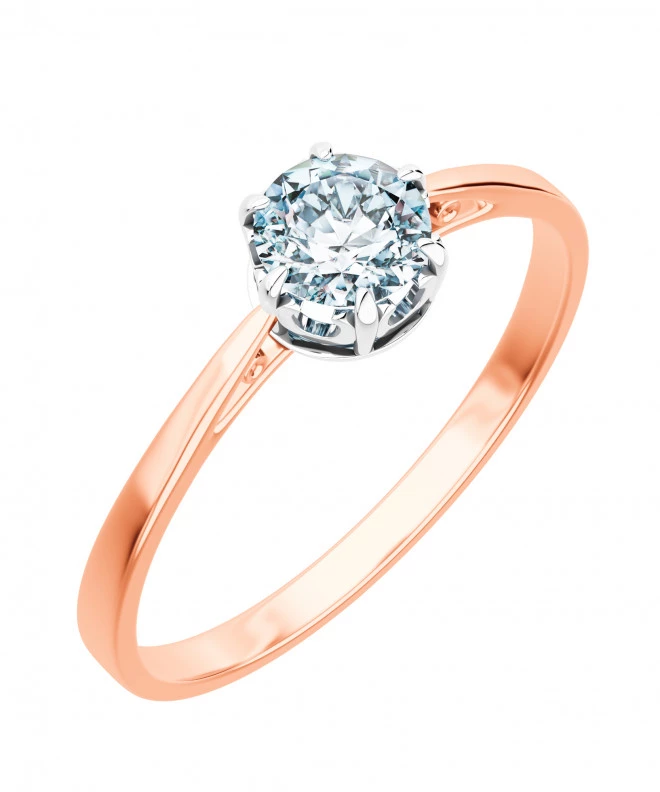 Bonore - Rose Gold 585 - Diamond 1 ct ring 103750
