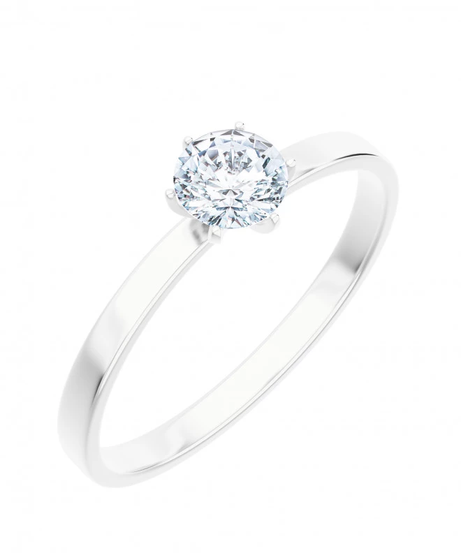 Bonore - White Gold 585 - Diamond 0,7 ct ring 117269