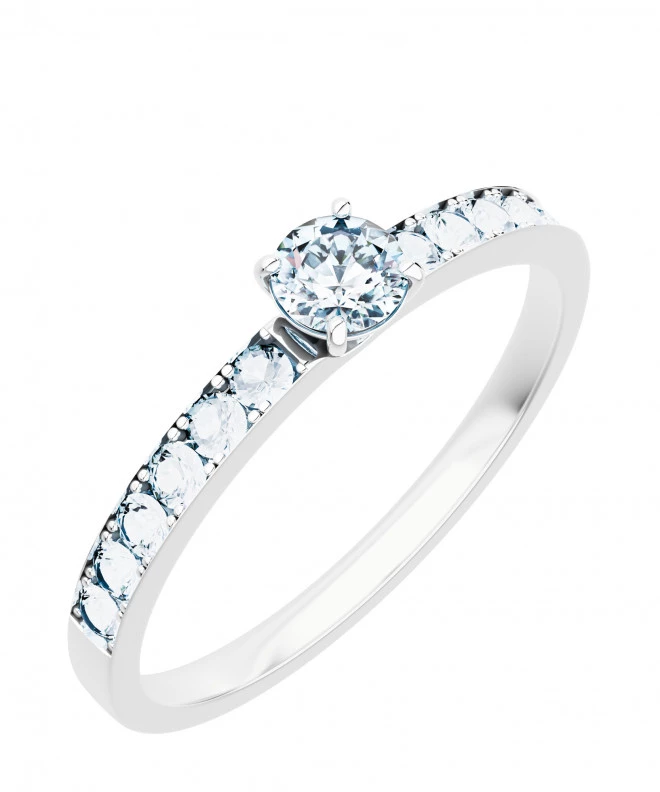 Bonore - White Gold 585 - Diamond 0,5 ct ring 117268