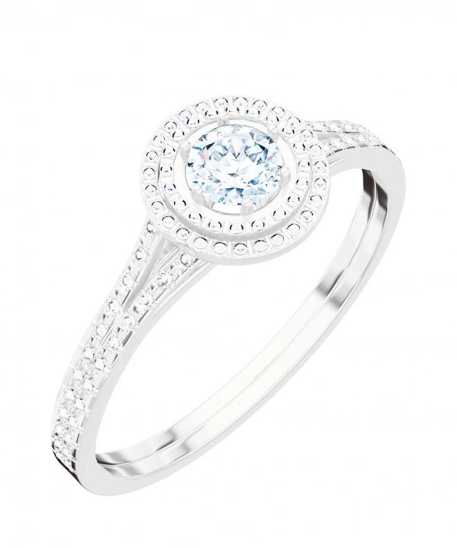 Bonore - White Gold 585 - Diamond 0,4 ct ring 105793