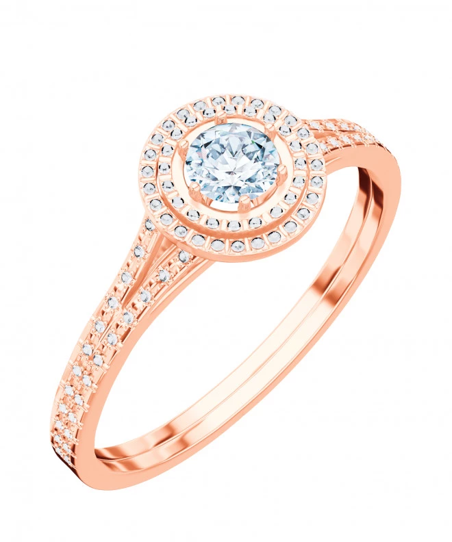 Bonore - Rose Gold 585 - Diamond 0,4 ct ring 102707