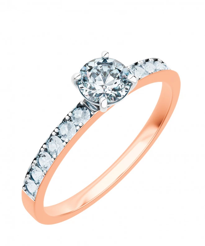 Bonore - Rose Gold 585 - Diamond 1 ct ring 104762
