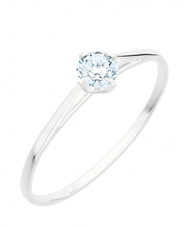 Bonore - White Gold 585 - Diamond 0,4 ct ring 105789