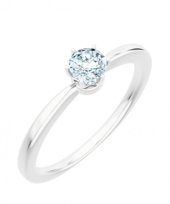 Bonore - White Gold 585 - Diamond 0,4 ct ring 116213