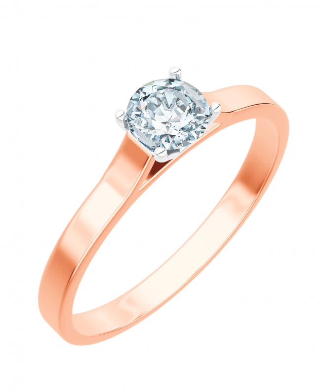 Bonore - Rose Gold 585 - Diamond 0,7 ct ring 103740