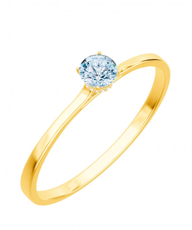 Bonore - Gold 585 - Diamond 0,4 ct ring 91314