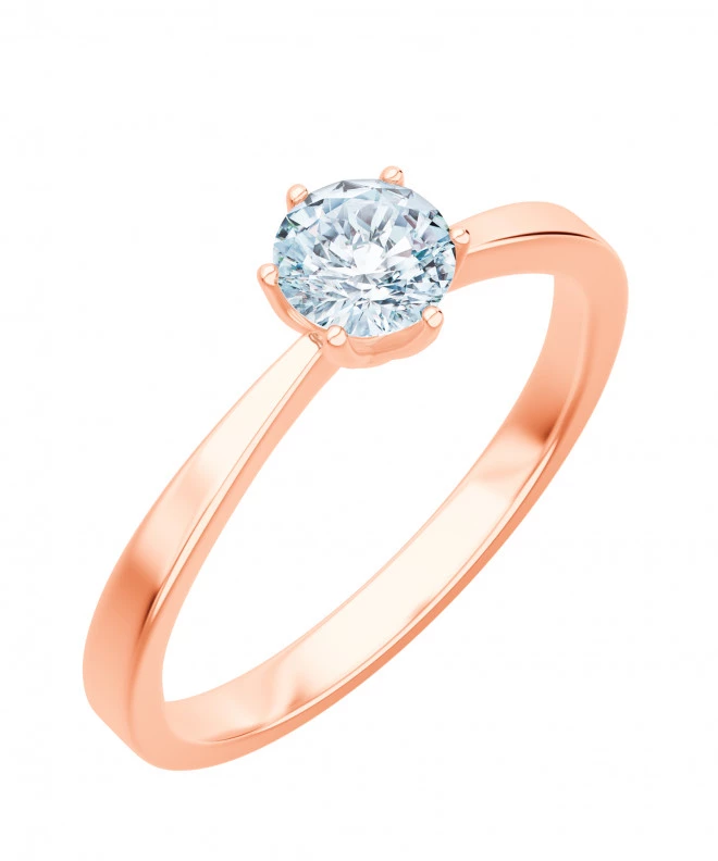 Bonore - Rose Gold 585 - Diamond 0,7 ct ring 104759