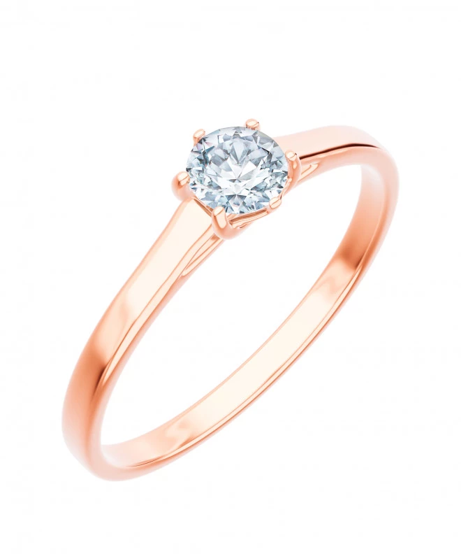 Bonore - Rose Gold 585 - Diamond 0,5 ct ring 103726