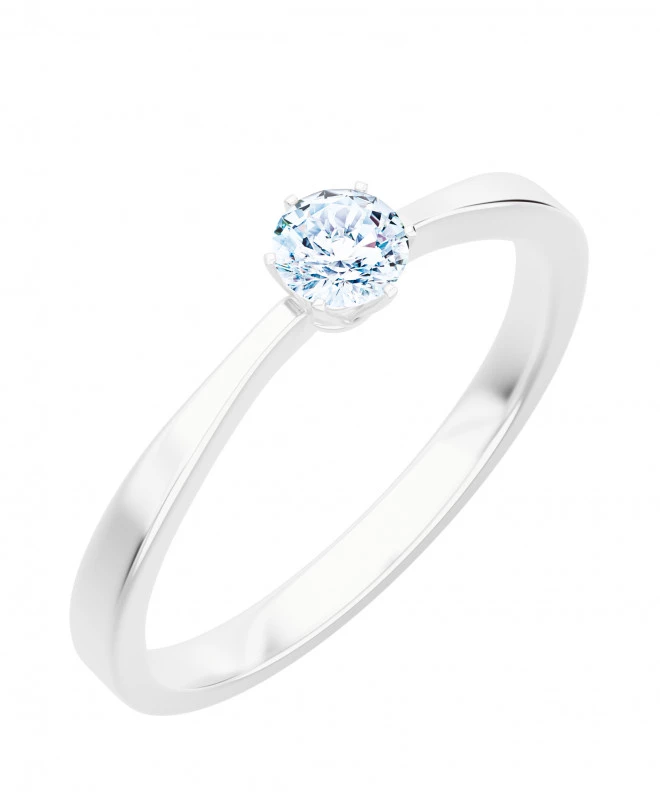Bonore - White Gold 585 - Diamond 0,4 ct ring 116223