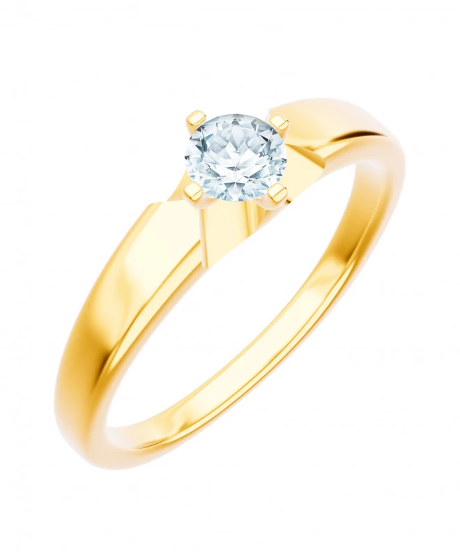 Bonore - Gold 585 - Diamond 0,4 ct ring 90285