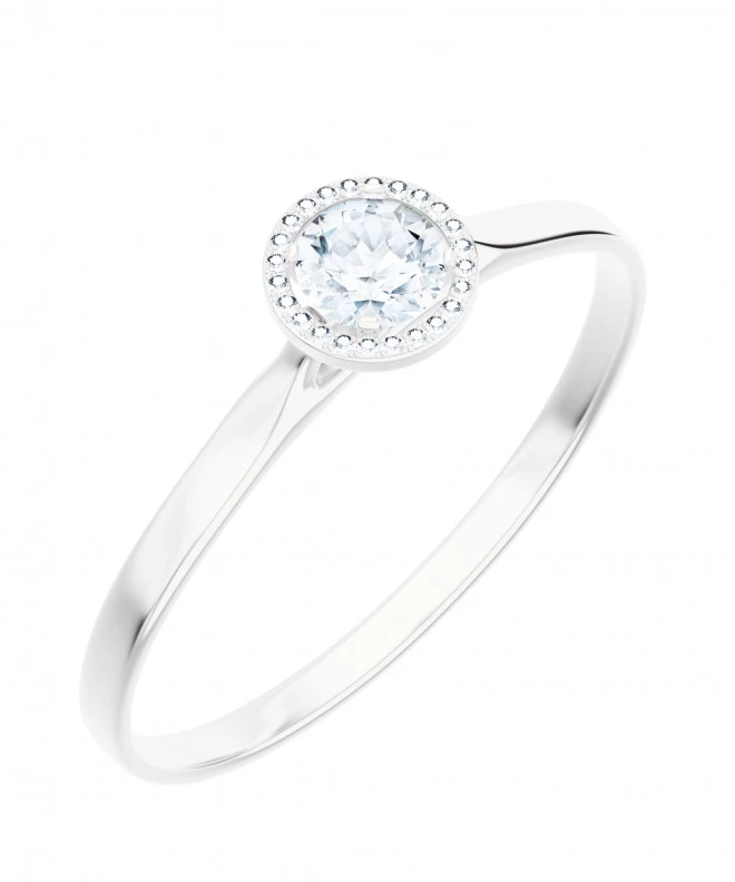 Bonore - White Gold 585 - Diamond 0,4 ct ring 118276